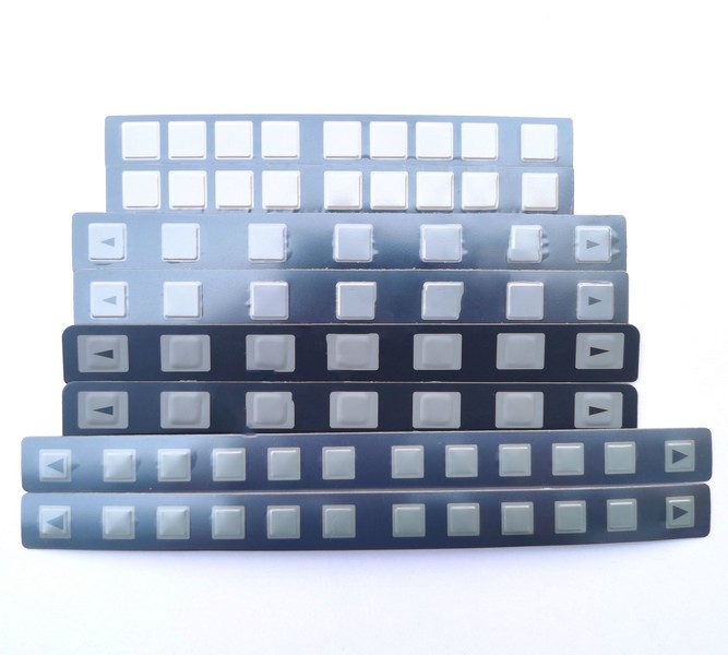7-key membrane, 9-key membrane, 12-key membrane